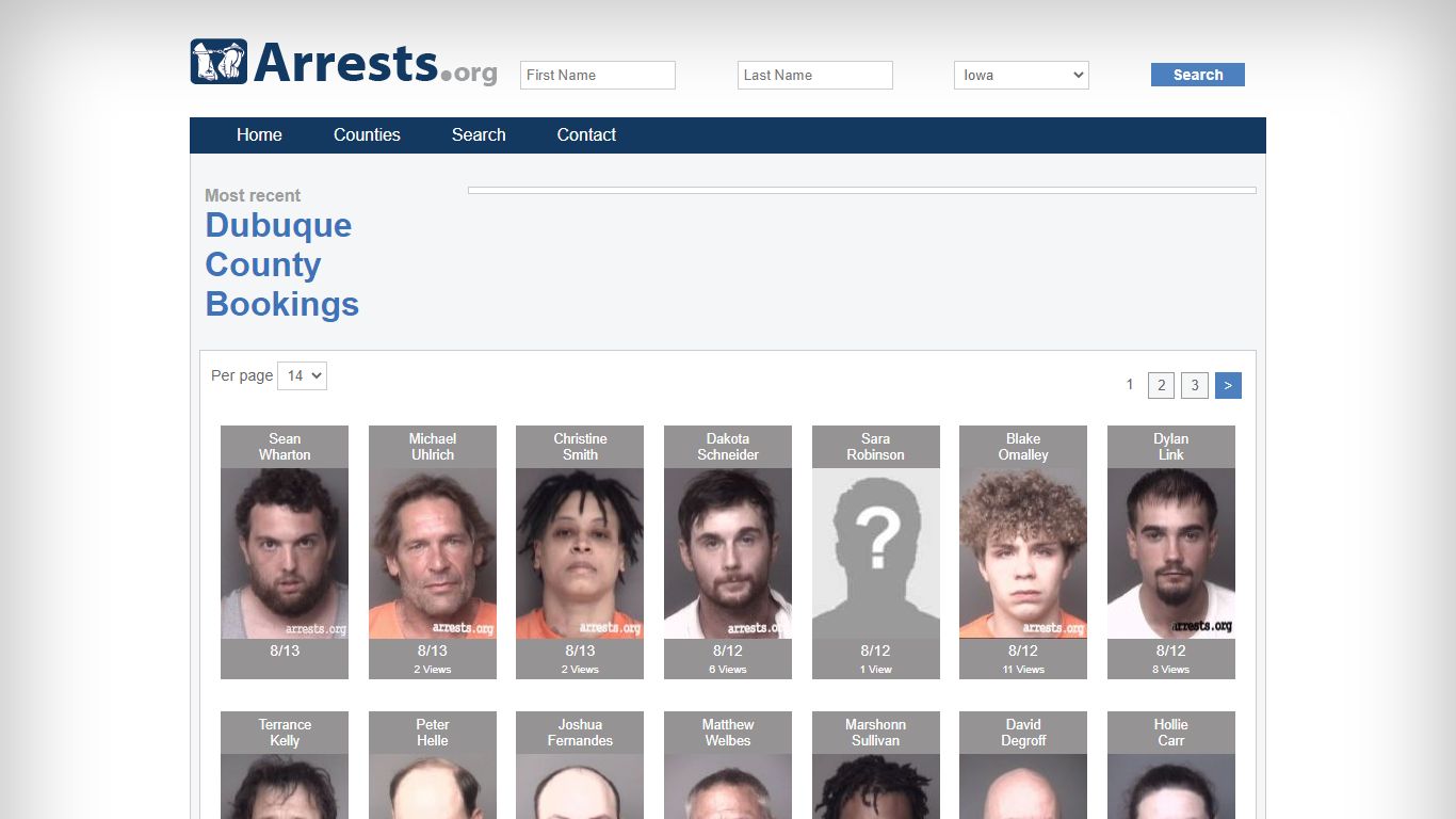 Dubuque County Arrests and Inmate Search