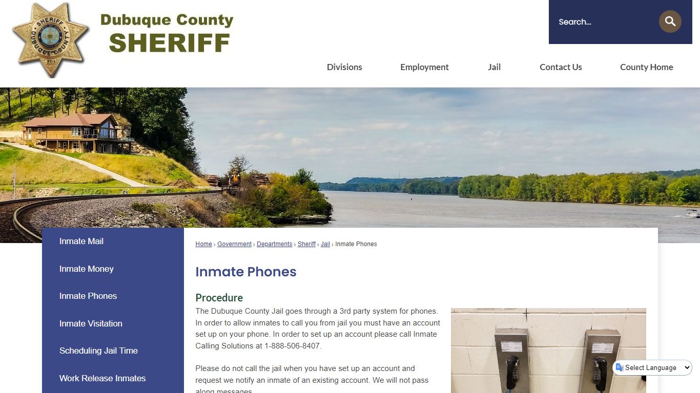 Inmate Phones | Dubuque County, IA